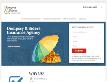 Tablet Screenshot of dempsey-siders.com